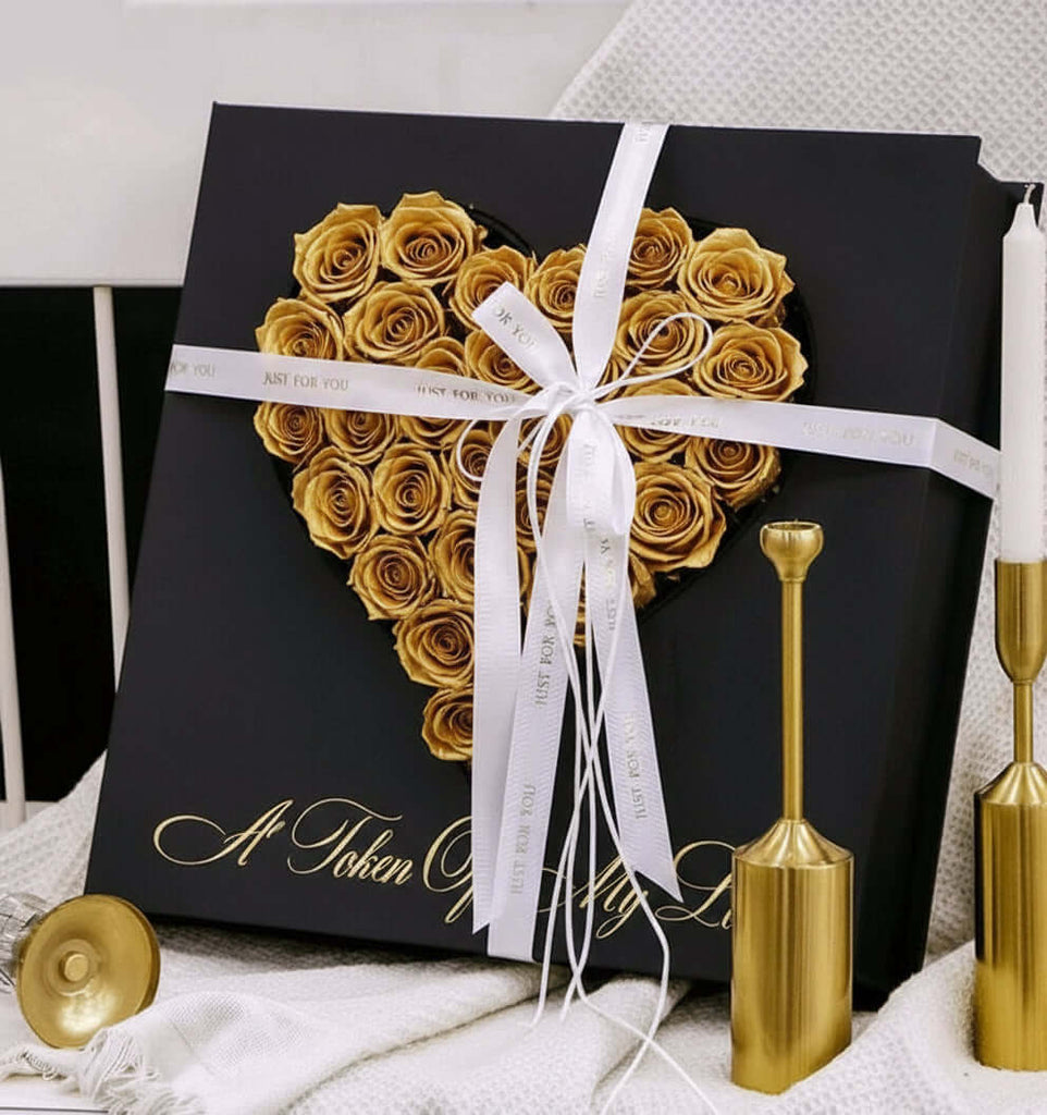 SURPRISE FLORAL HEART BOX