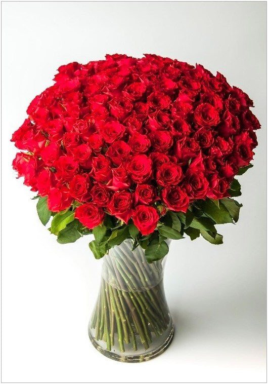 100 Red  Rose Bouquet
