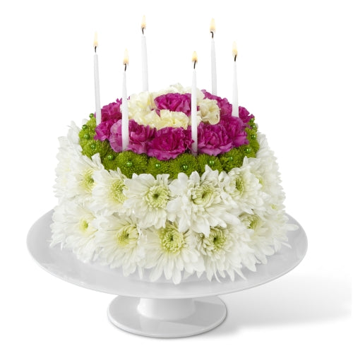 WONDERFUL WISHES FLORAL CAKE